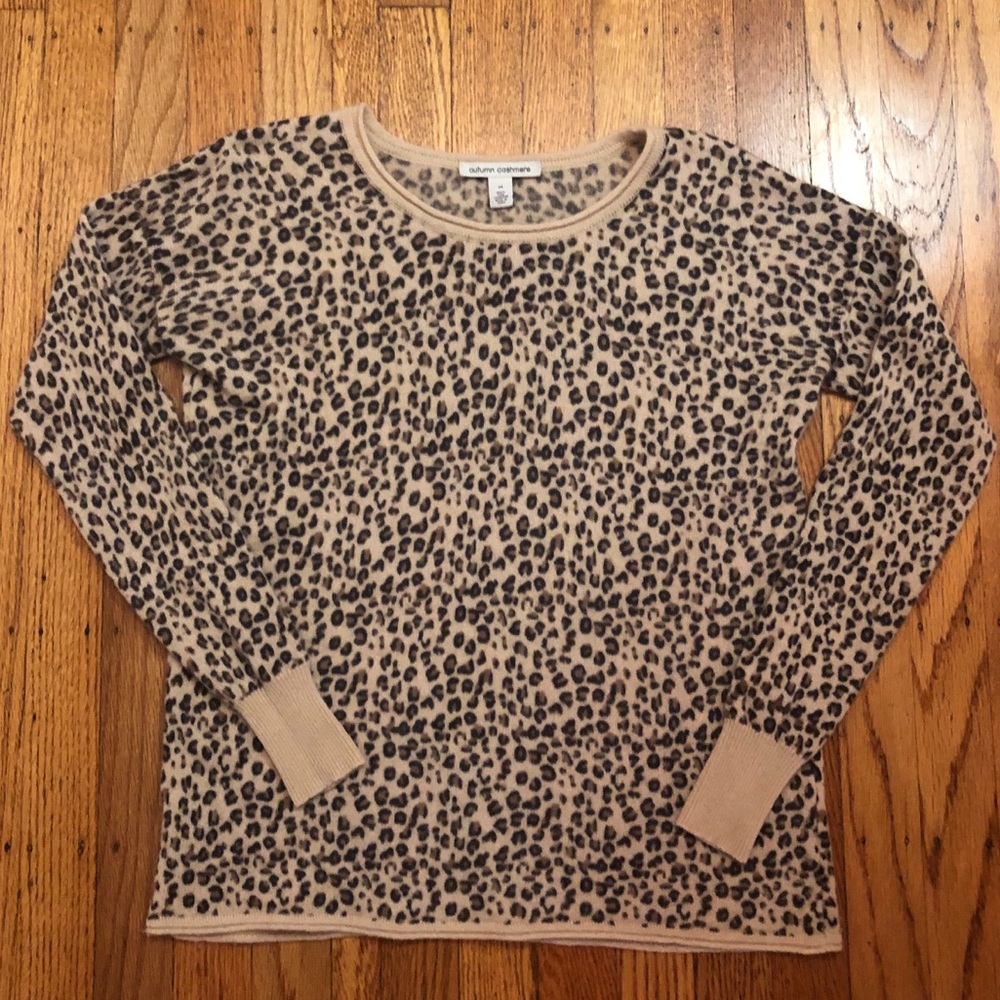 Autumn Cashmere Leopard Sweater
